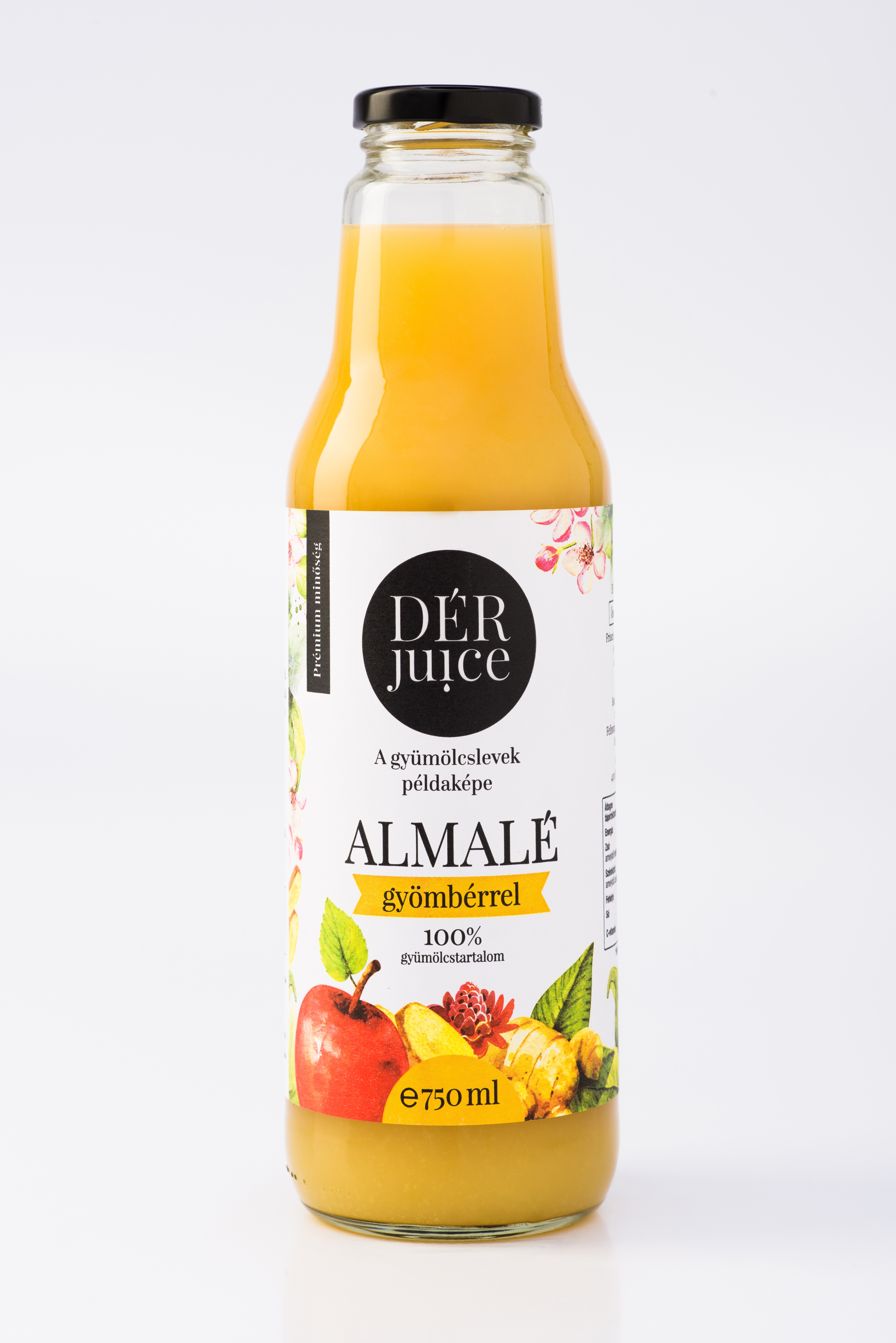 Dér Juice almalé gyömbérrel 750 ml